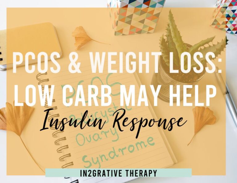 PCOS & Weight Loss Low Carb may help insulin response